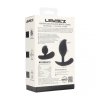 Remote Control Vibrating Liquid Silicone Anal Plug - Black